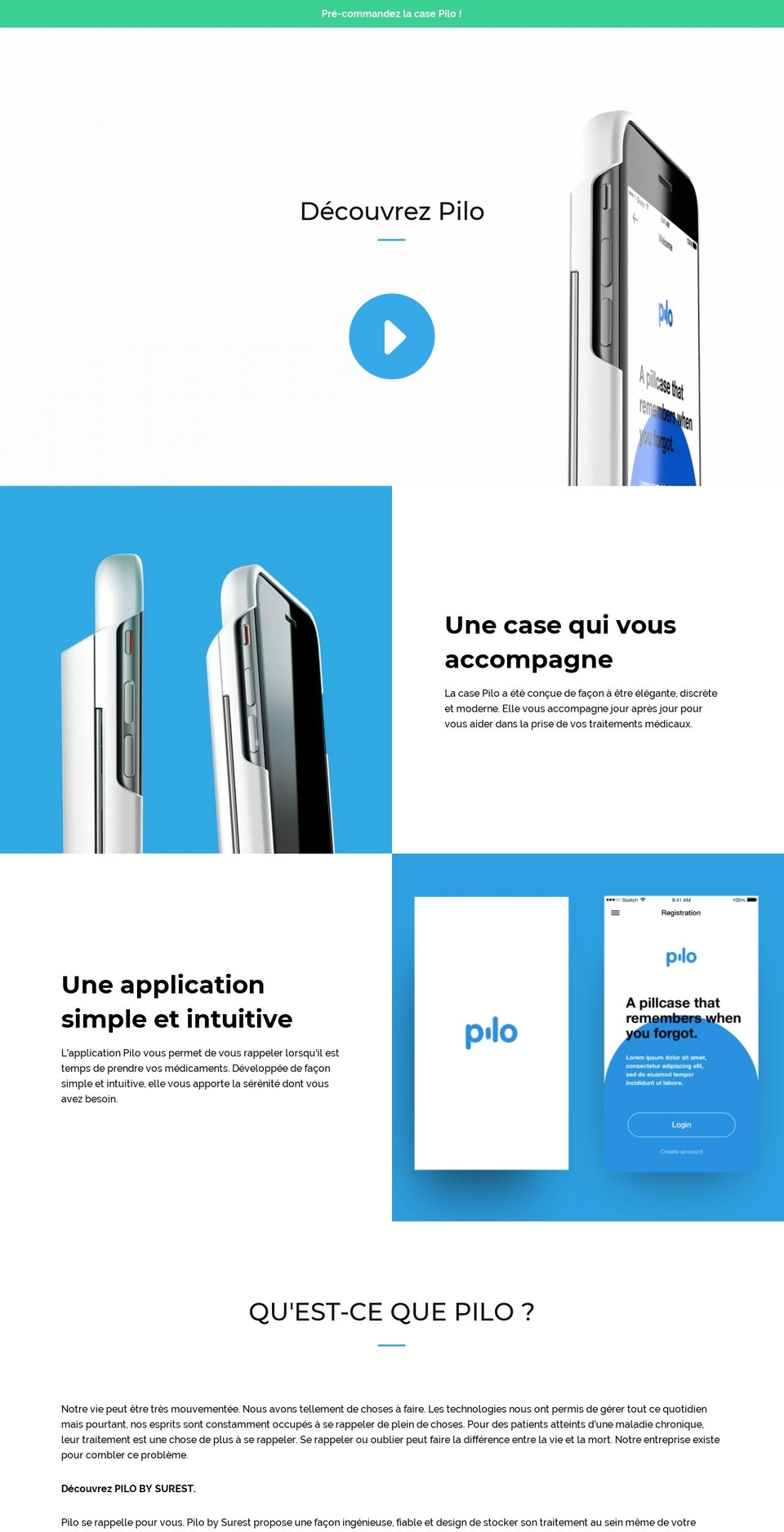 getpilo.com — Shopify storefront screenshot