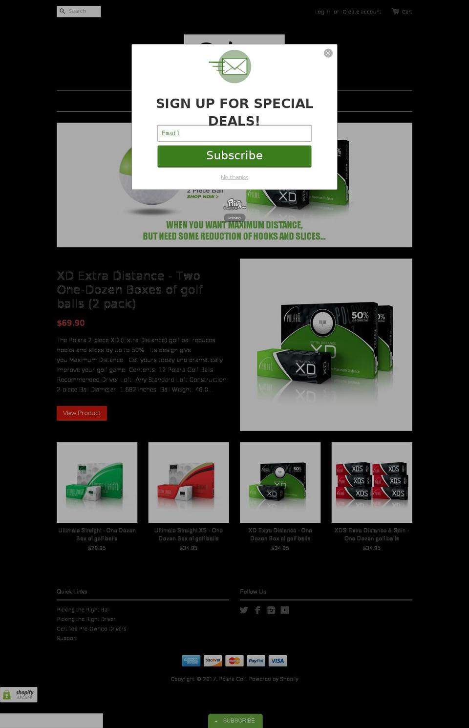 getpolara1.com shopify website screenshot