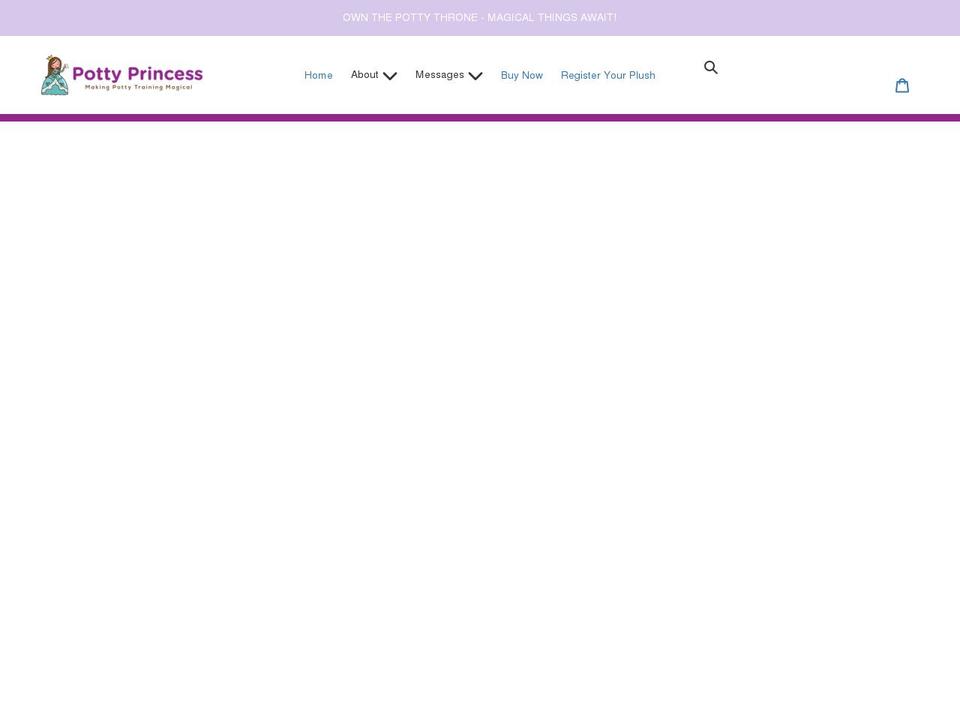 getpotty.com shopify website screenshot