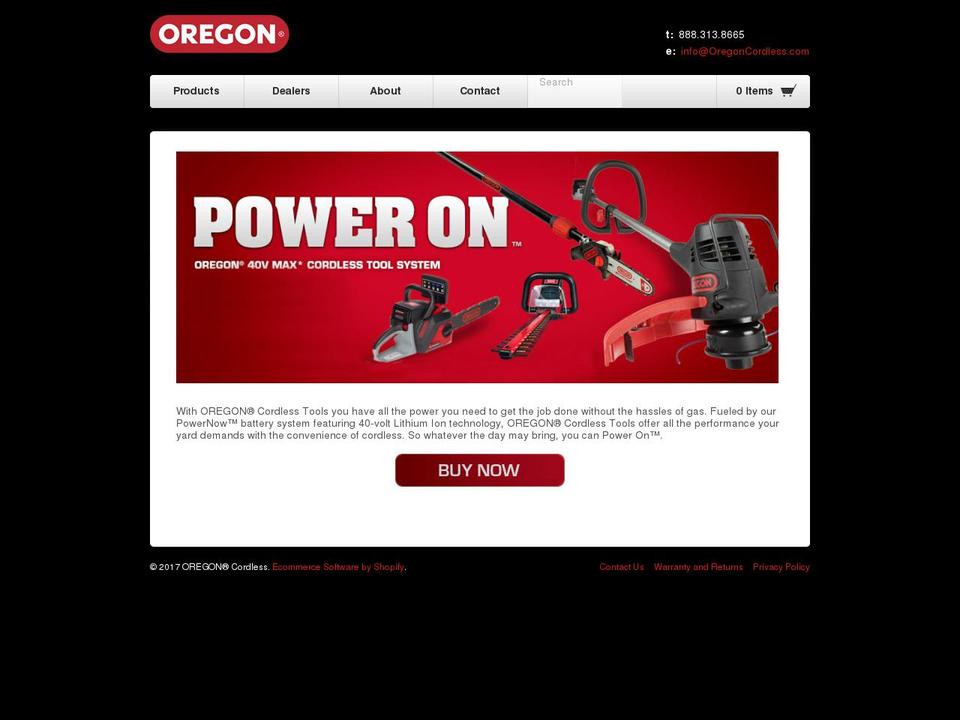 getpowernowsaw.com shopify website screenshot