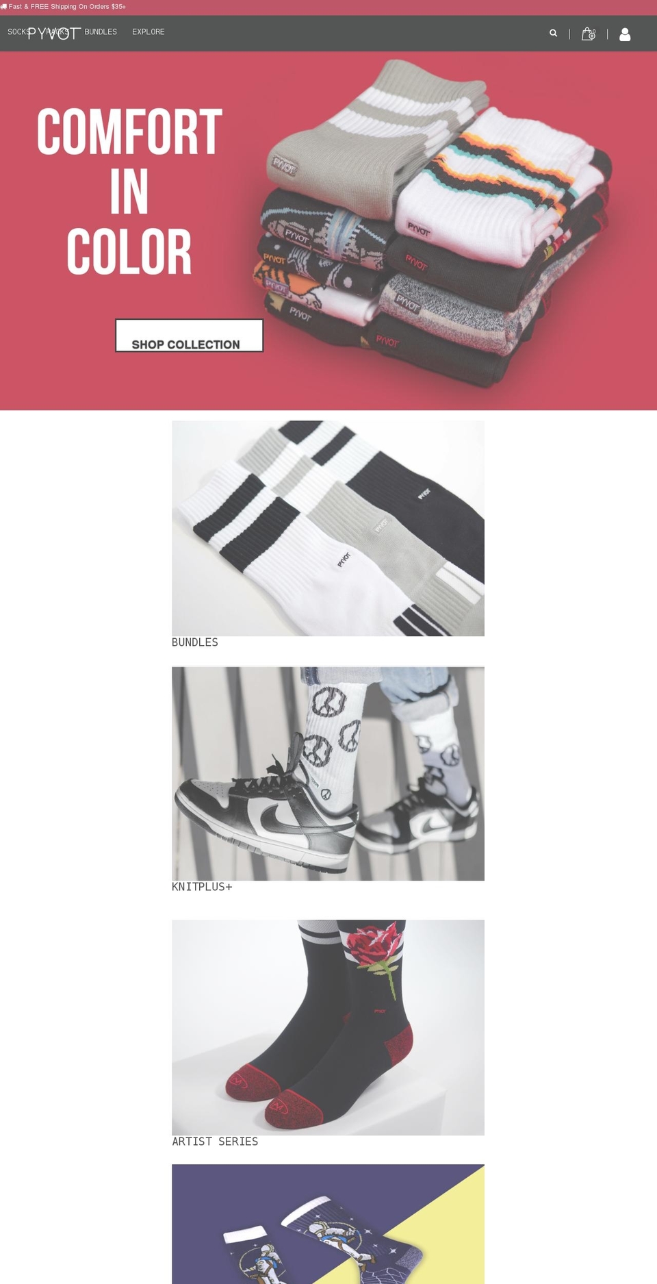 getpyvot.com shopify website screenshot