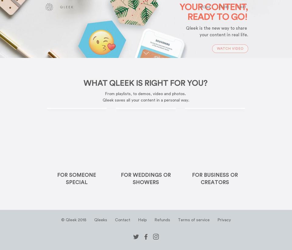 getqleek.com — Shopify storefront screenshot