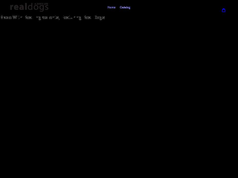 getrealdogs.com shopify website screenshot