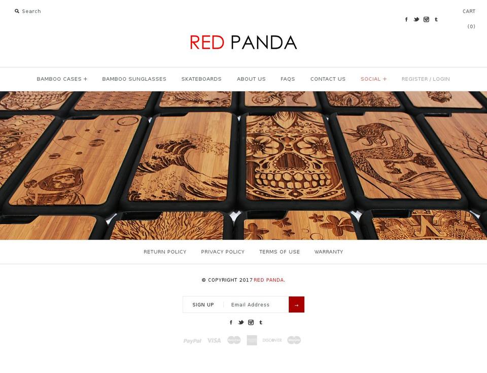 getredpanda.com shopify website screenshot