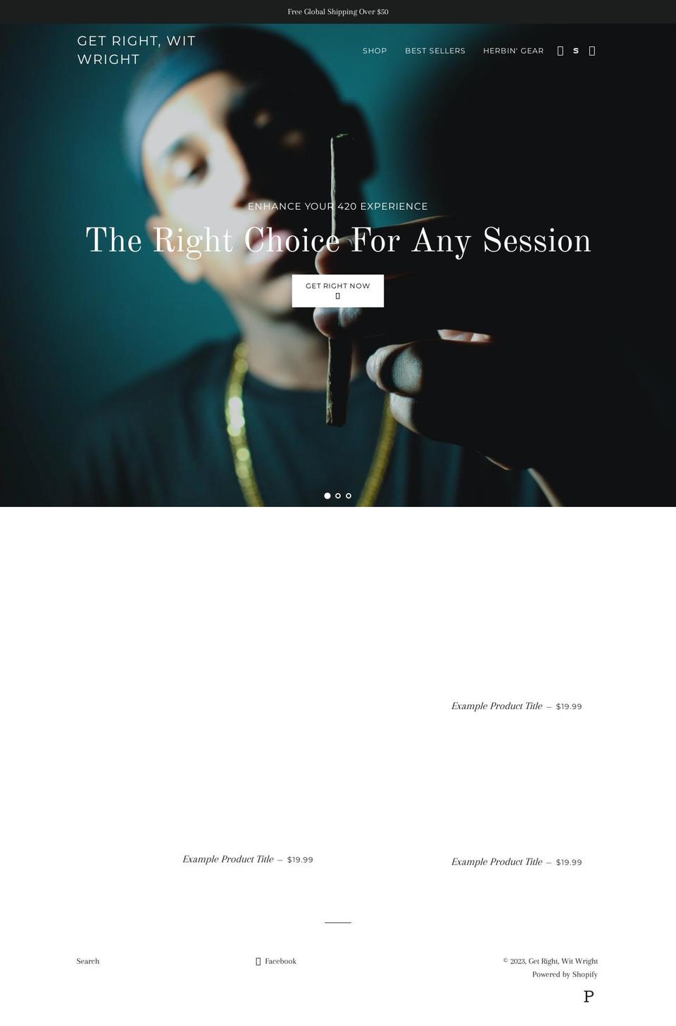 getrightwitwright.com shopify website screenshot