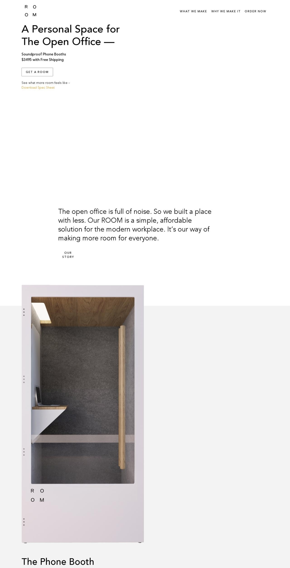 getroom.com — Shopify storefront screenshot