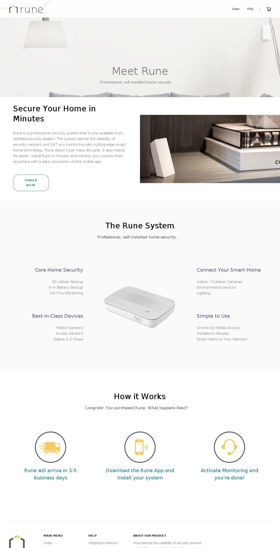 getrune.com — Shopify storefront screenshot