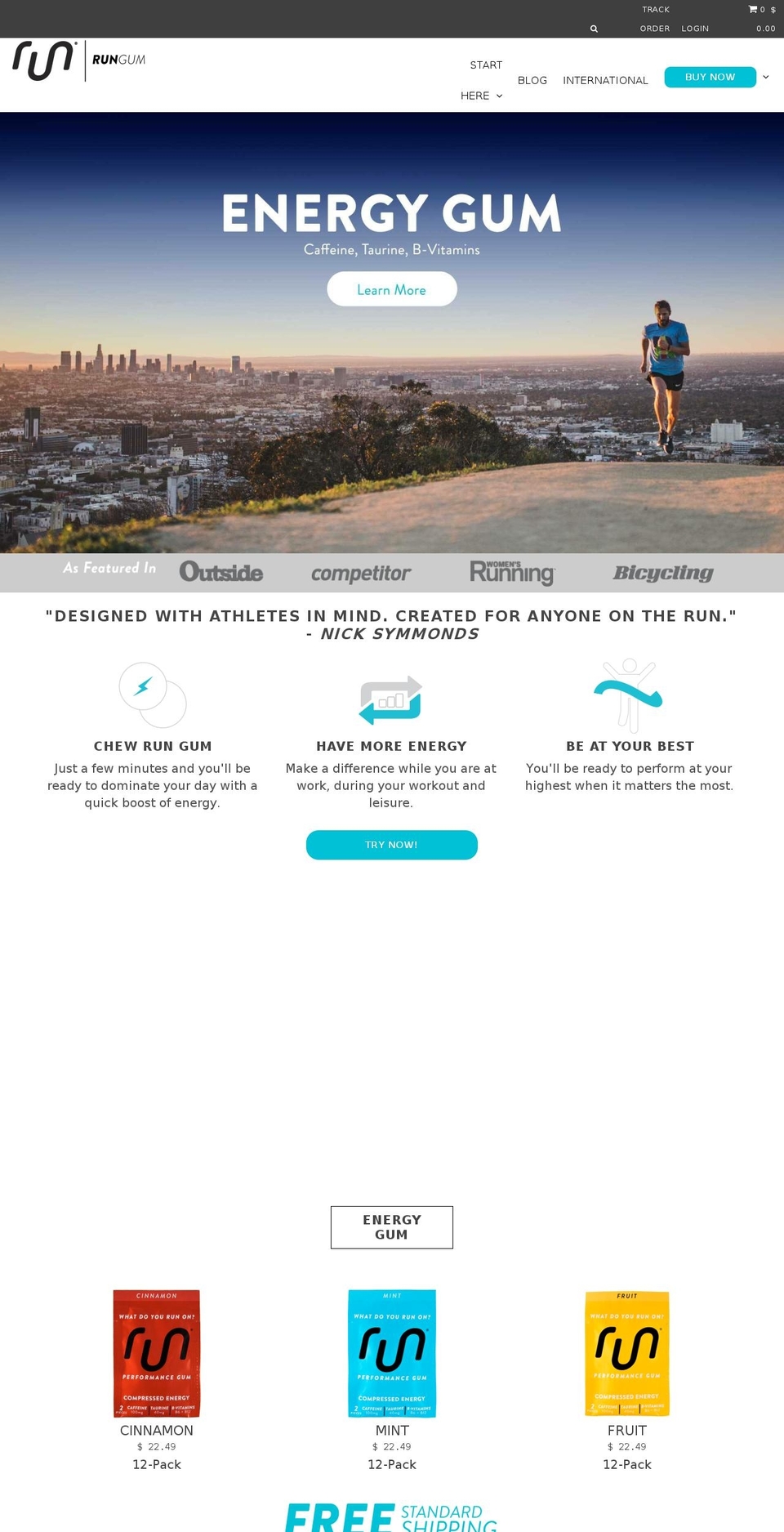 getrungum.com shopify website screenshot