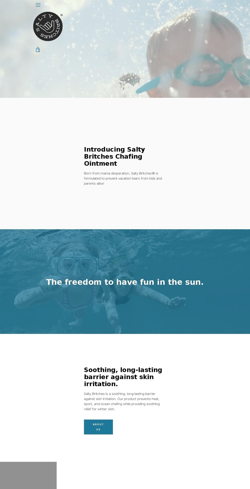 getsaltybritches.com — Shopify storefront screenshot