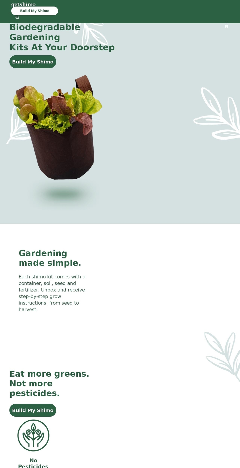 getshimo.com shopify website screenshot