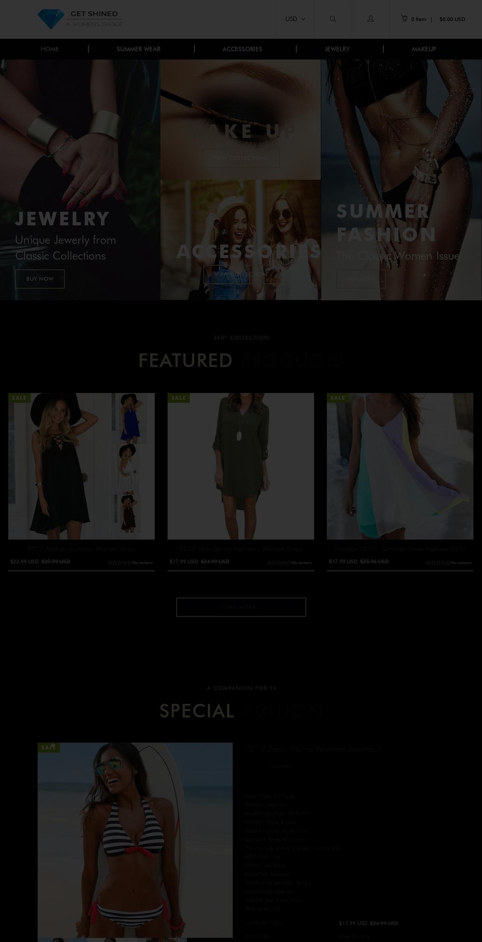 getshined.com shopify website screenshot