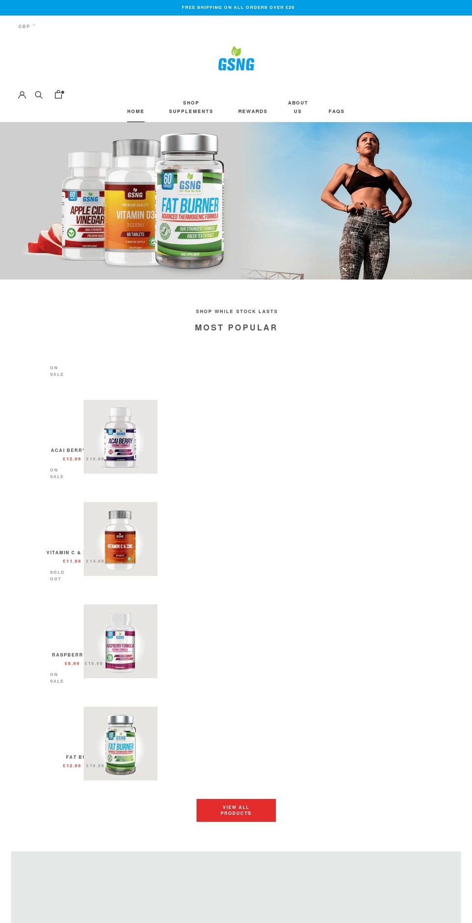 getslimnogym.com shopify website screenshot