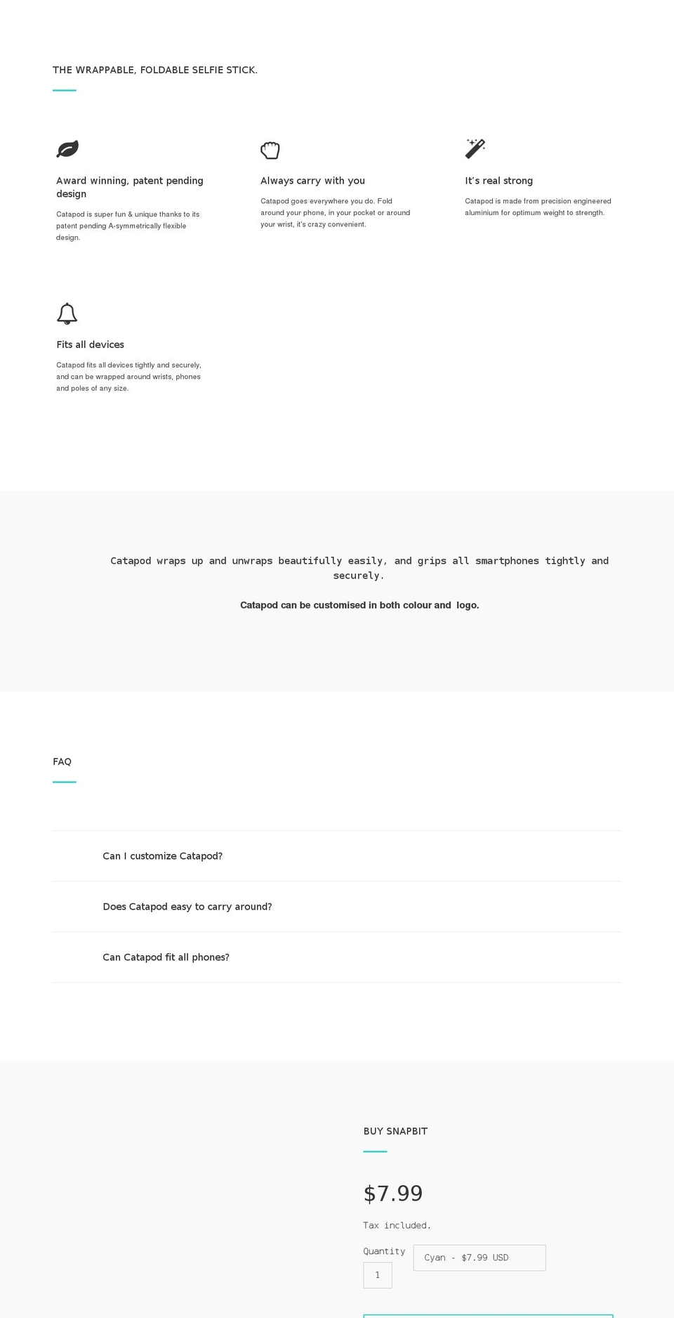 getsnapbit.com shopify website screenshot