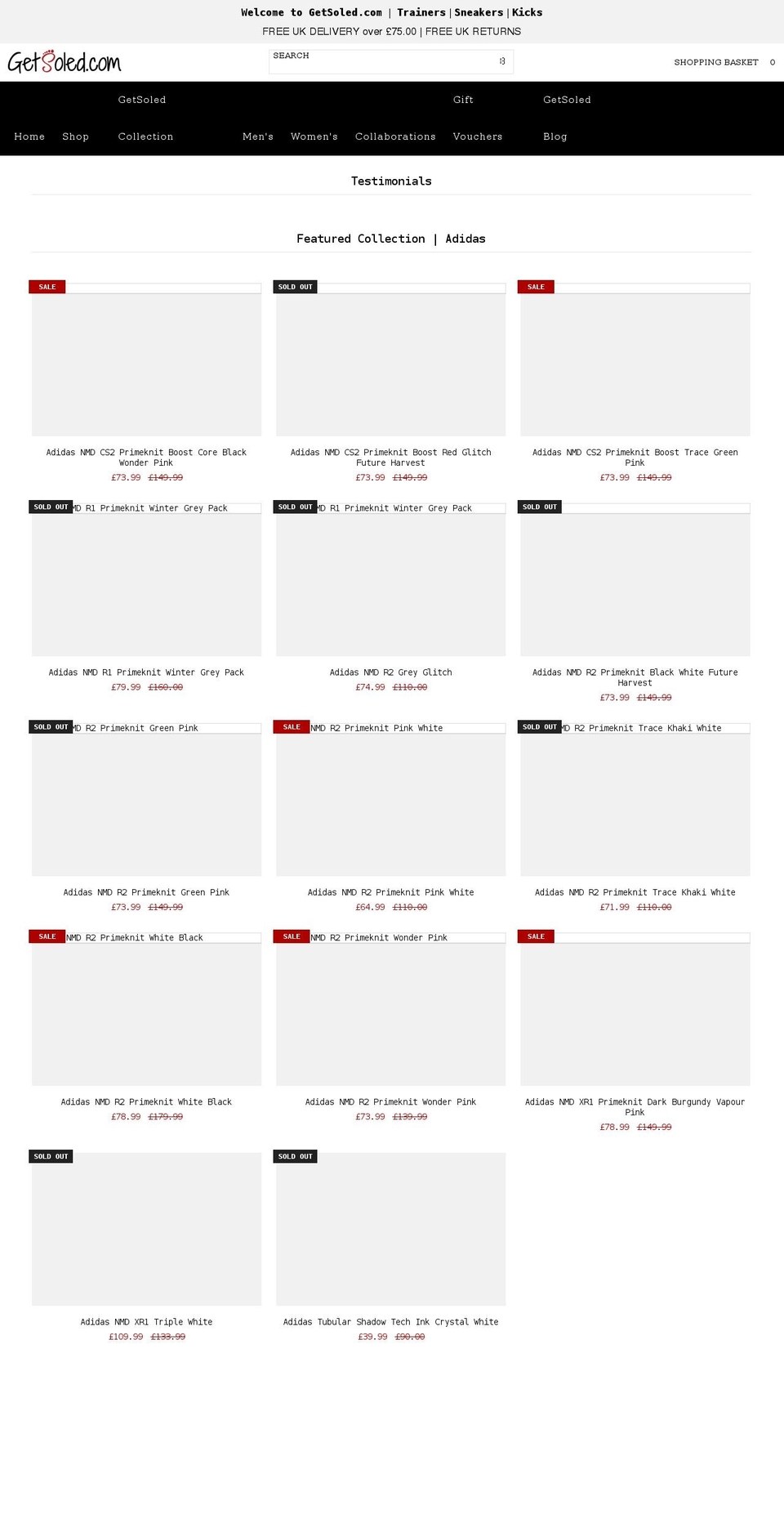 getsoled.com shopify website screenshot