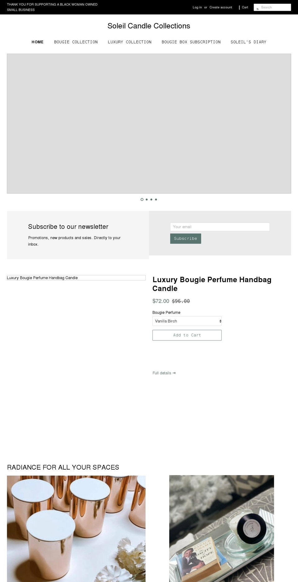 getsoleil.shop shopify website screenshot