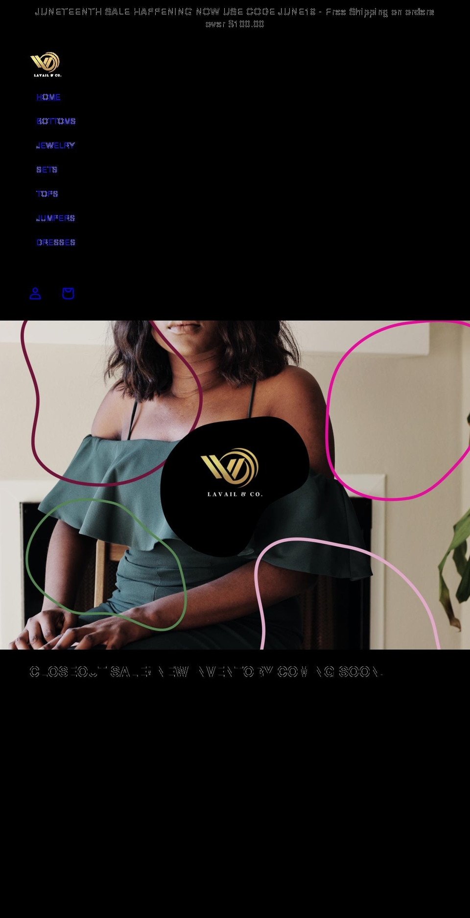 getsparkledbylavail.com shopify website screenshot