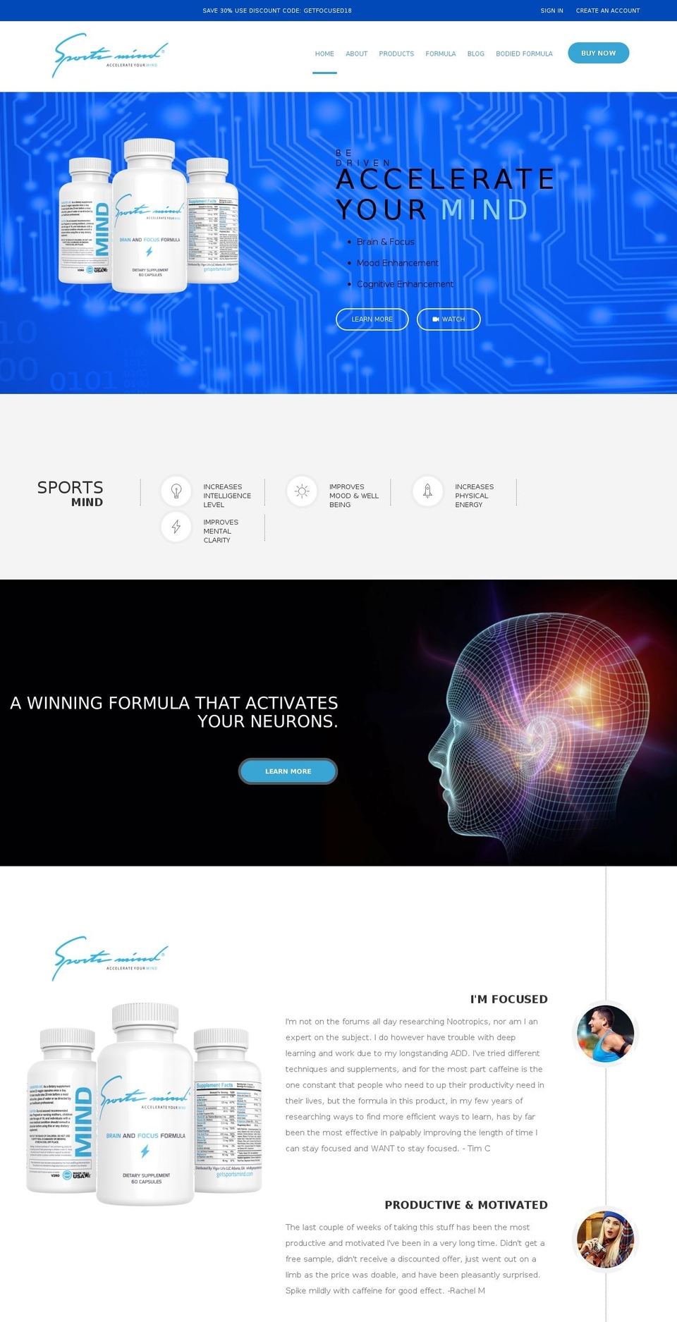getsportsmind.com shopify website screenshot
