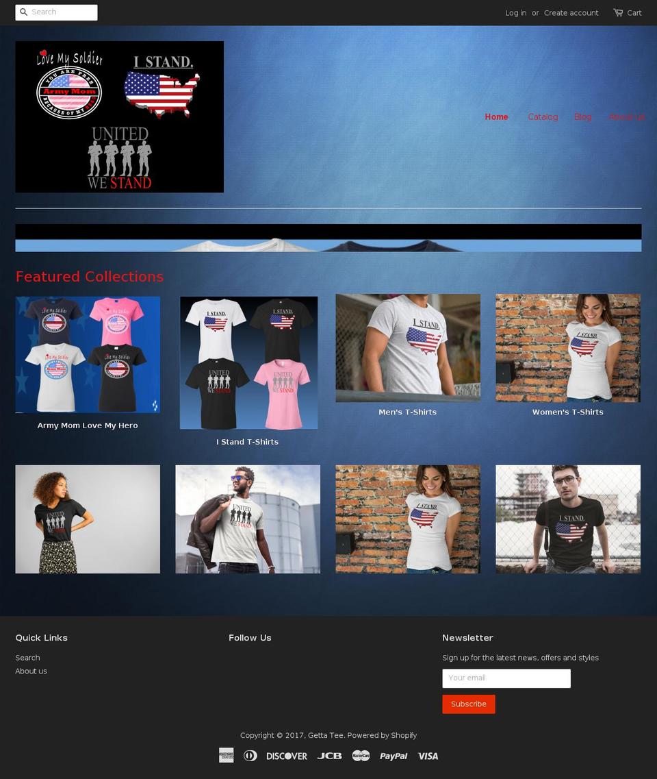 gettatee.com shopify website screenshot