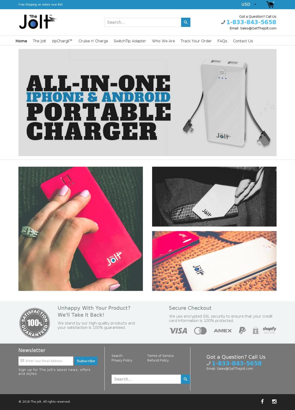 getthejolt.com — Shopify storefront screenshot