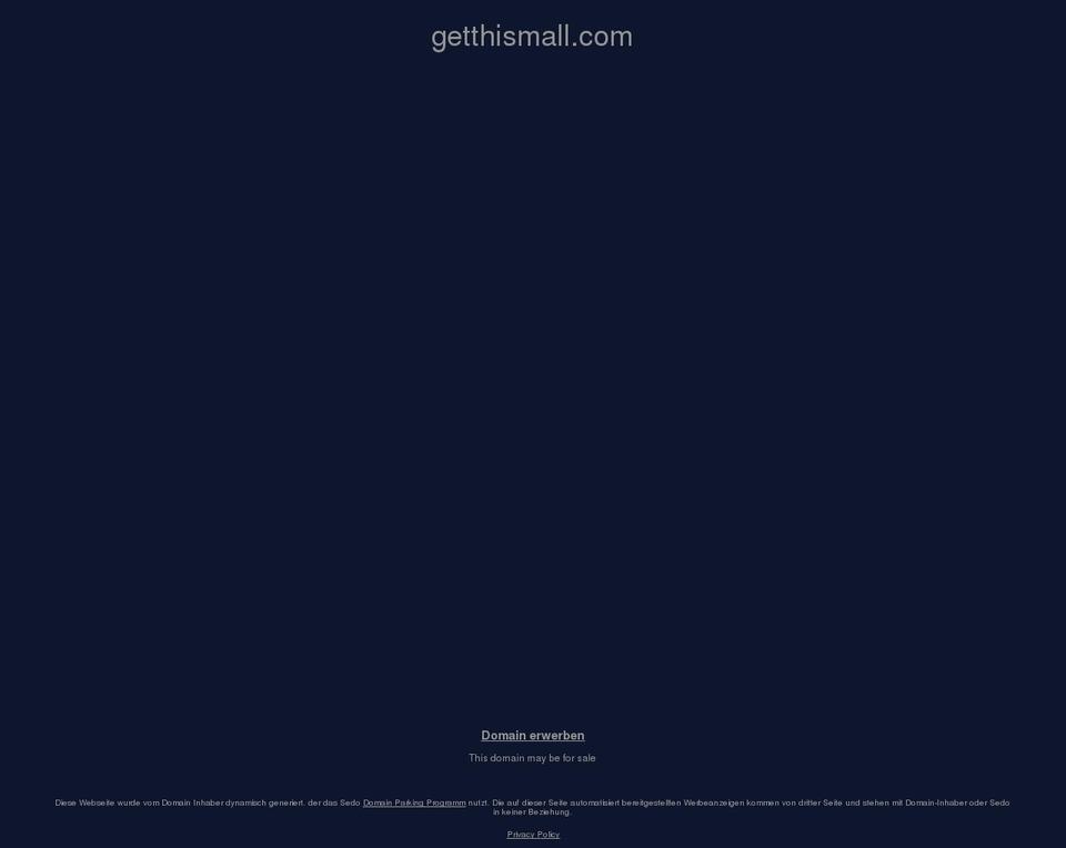 getthismall.com — Shopify storefront screenshot