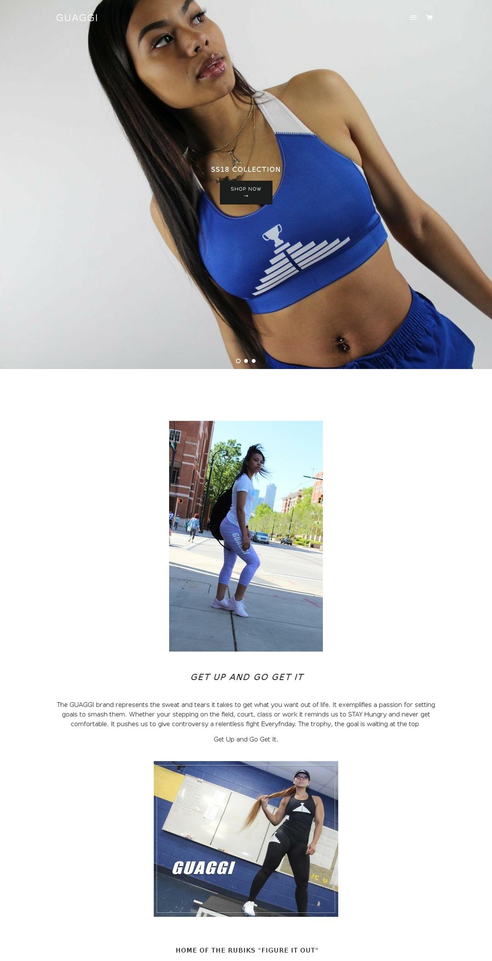 getupandgogetit.com — Shopify storefront screenshot