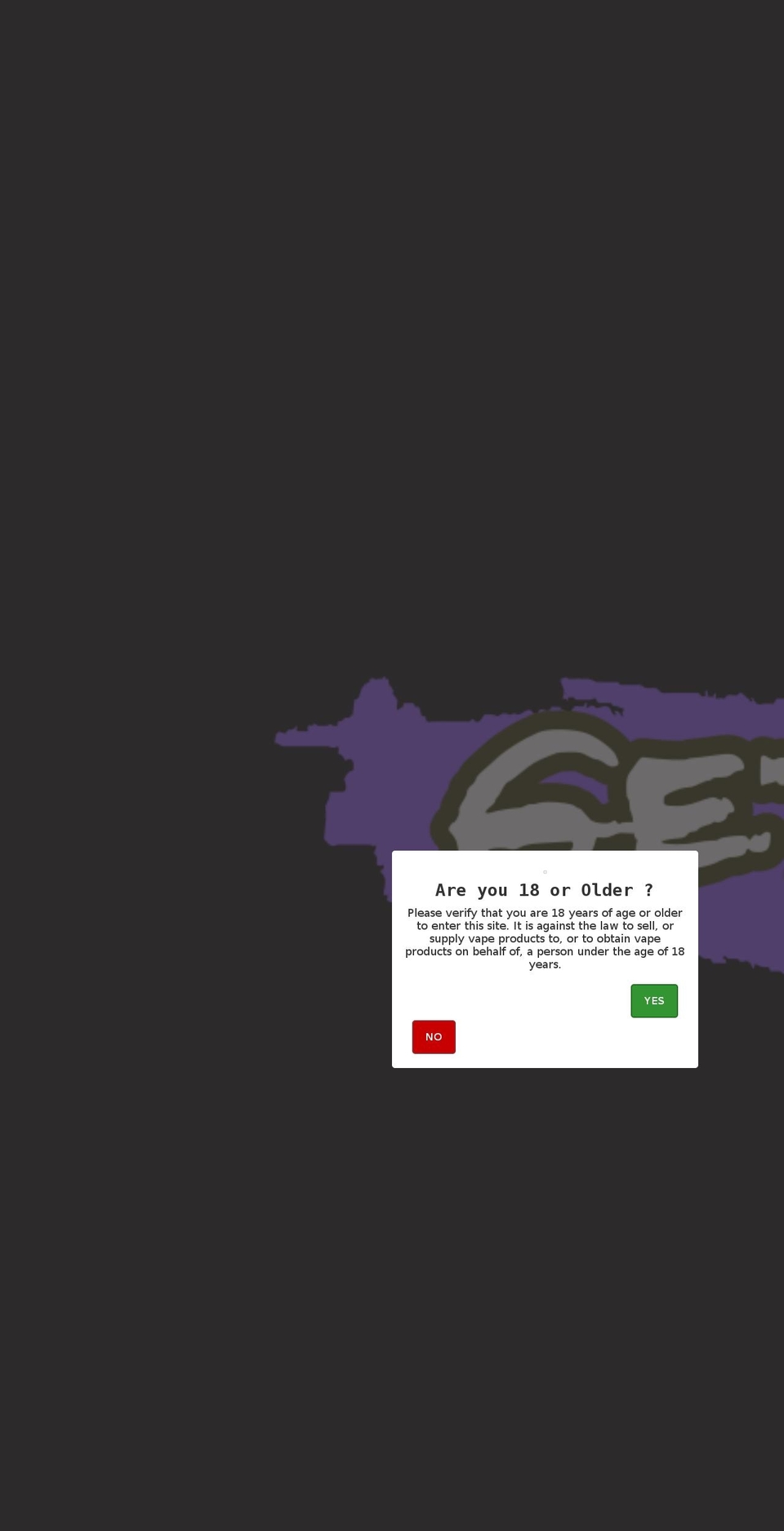 getvaped.com.au shopify website screenshot