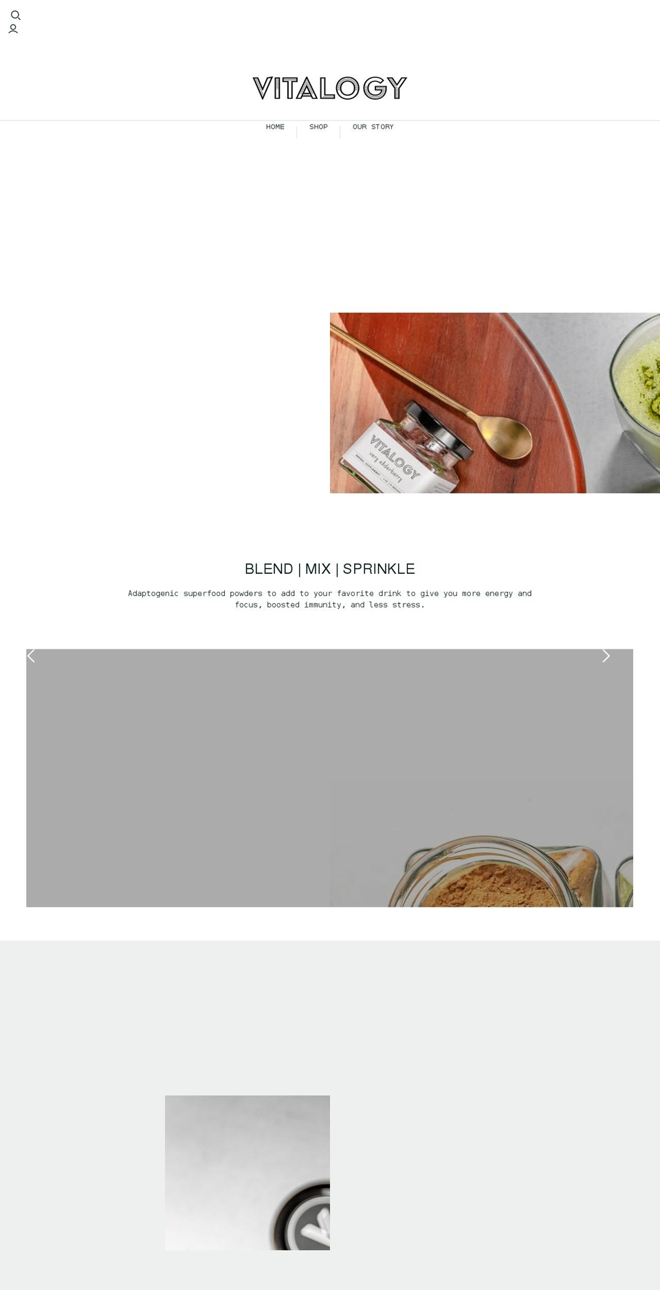 getvitalogy.com shopify website screenshot