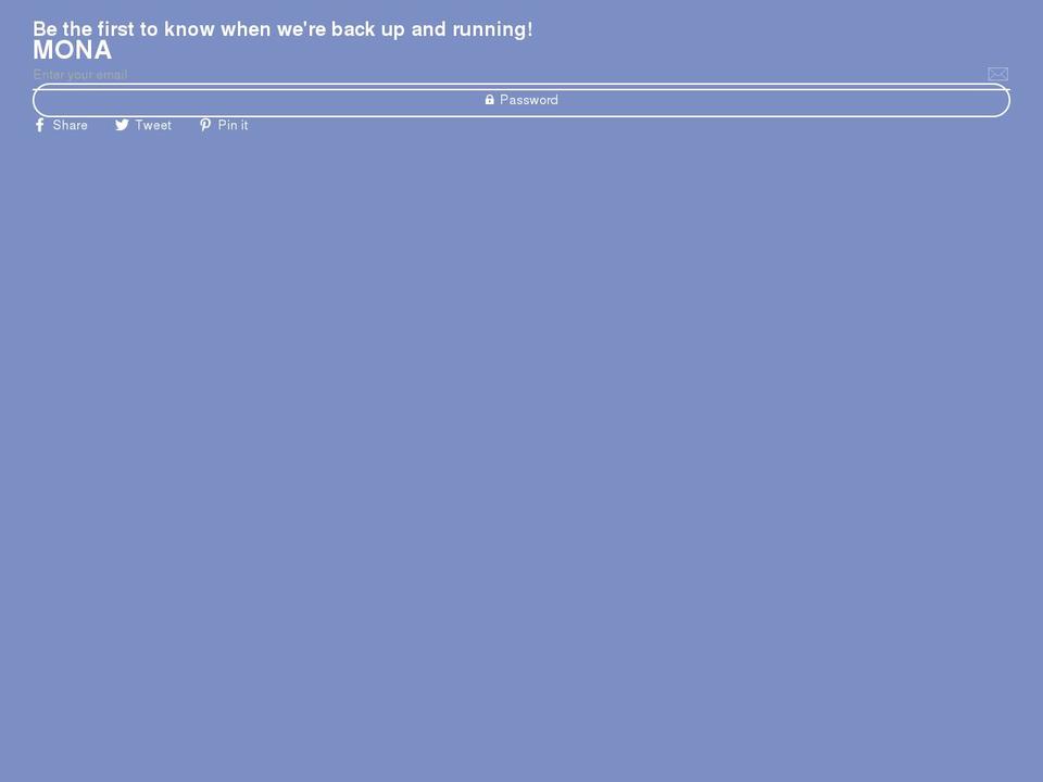 getwavymona.com shopify website screenshot