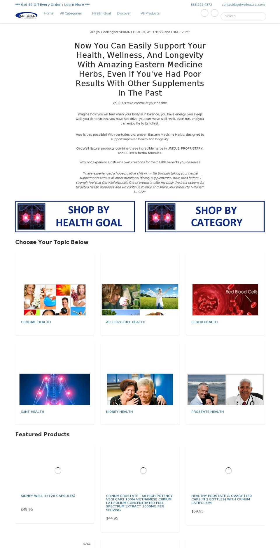 getwellnatural.net shopify website screenshot