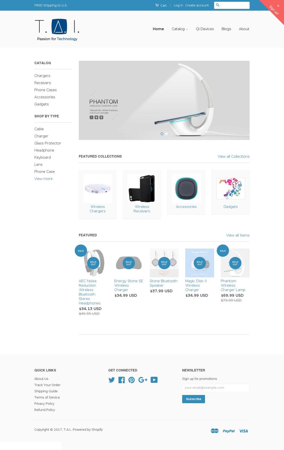 getwirelesscharger.com shopify website screenshot
