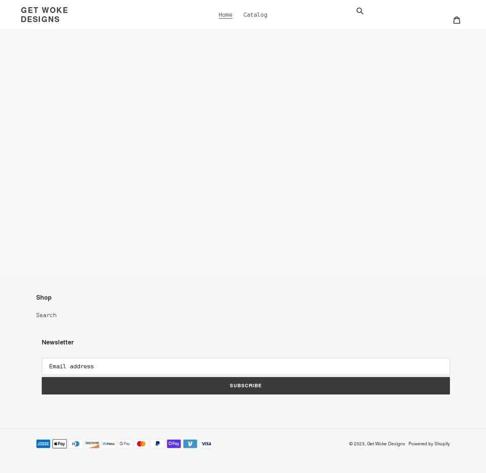 getwokedesigns.com shopify website screenshot