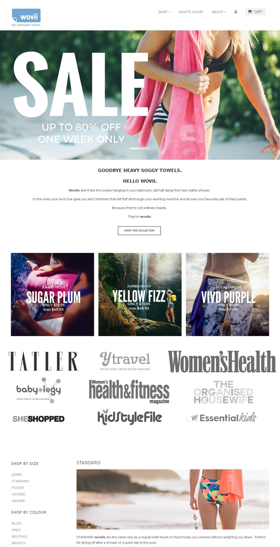 getwovii.com shopify website screenshot