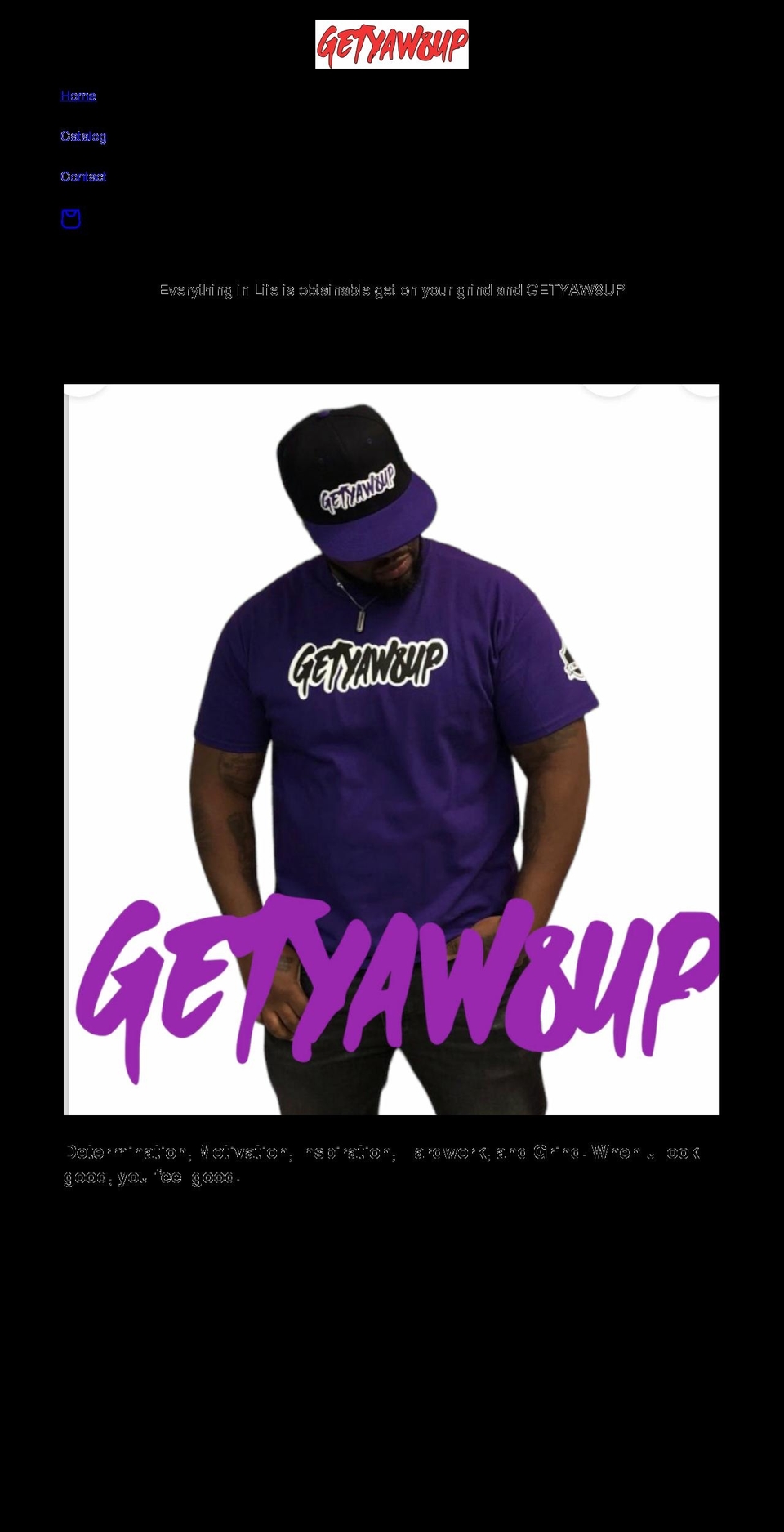 getyaw8up.com shopify website screenshot