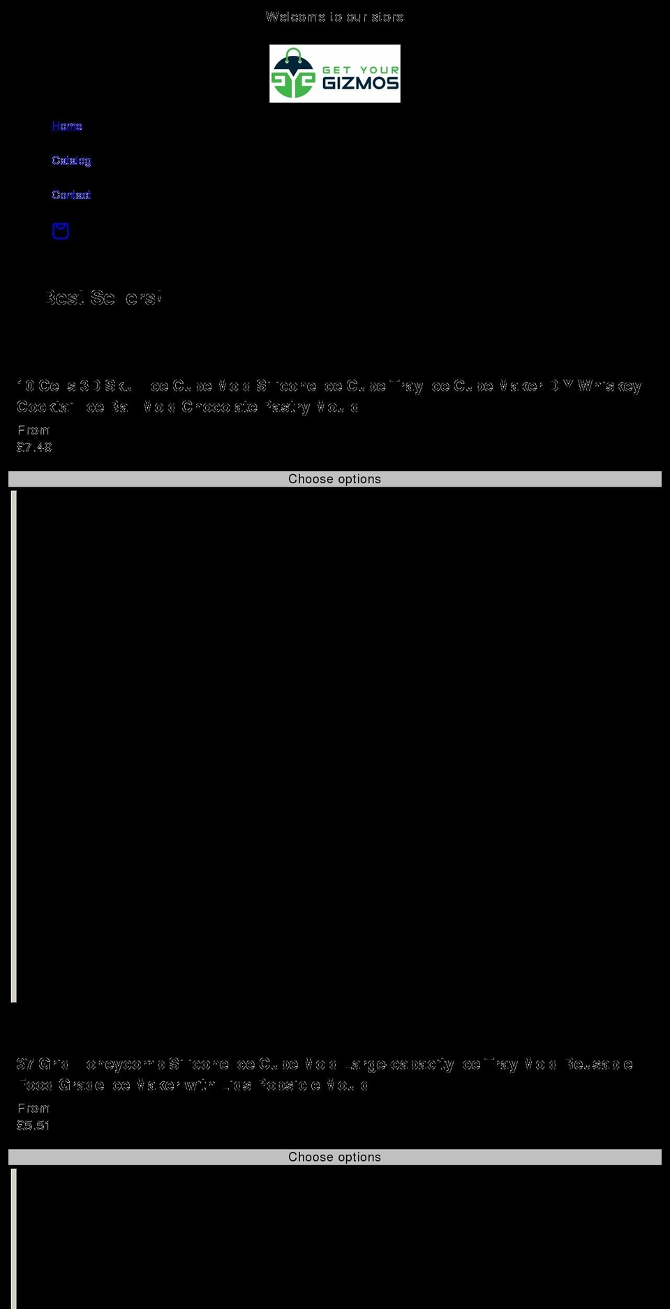getyourgizmos.com shopify website screenshot
