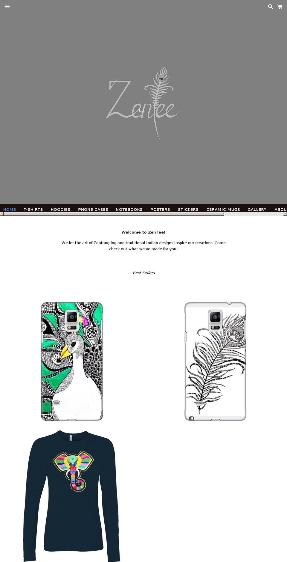 getzenteemental.com shopify website screenshot