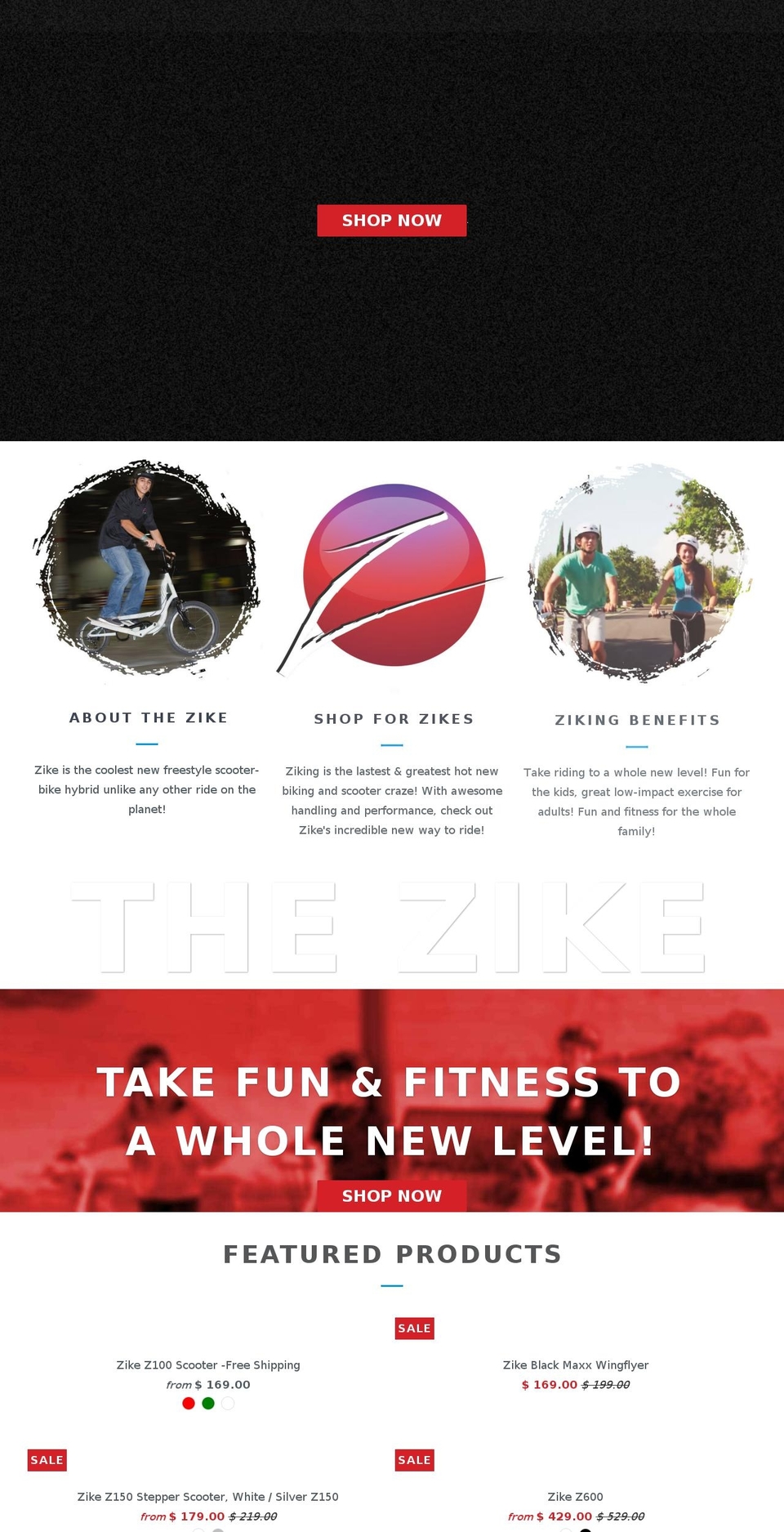 Zike 2015 Shopify theme site example getziked.net