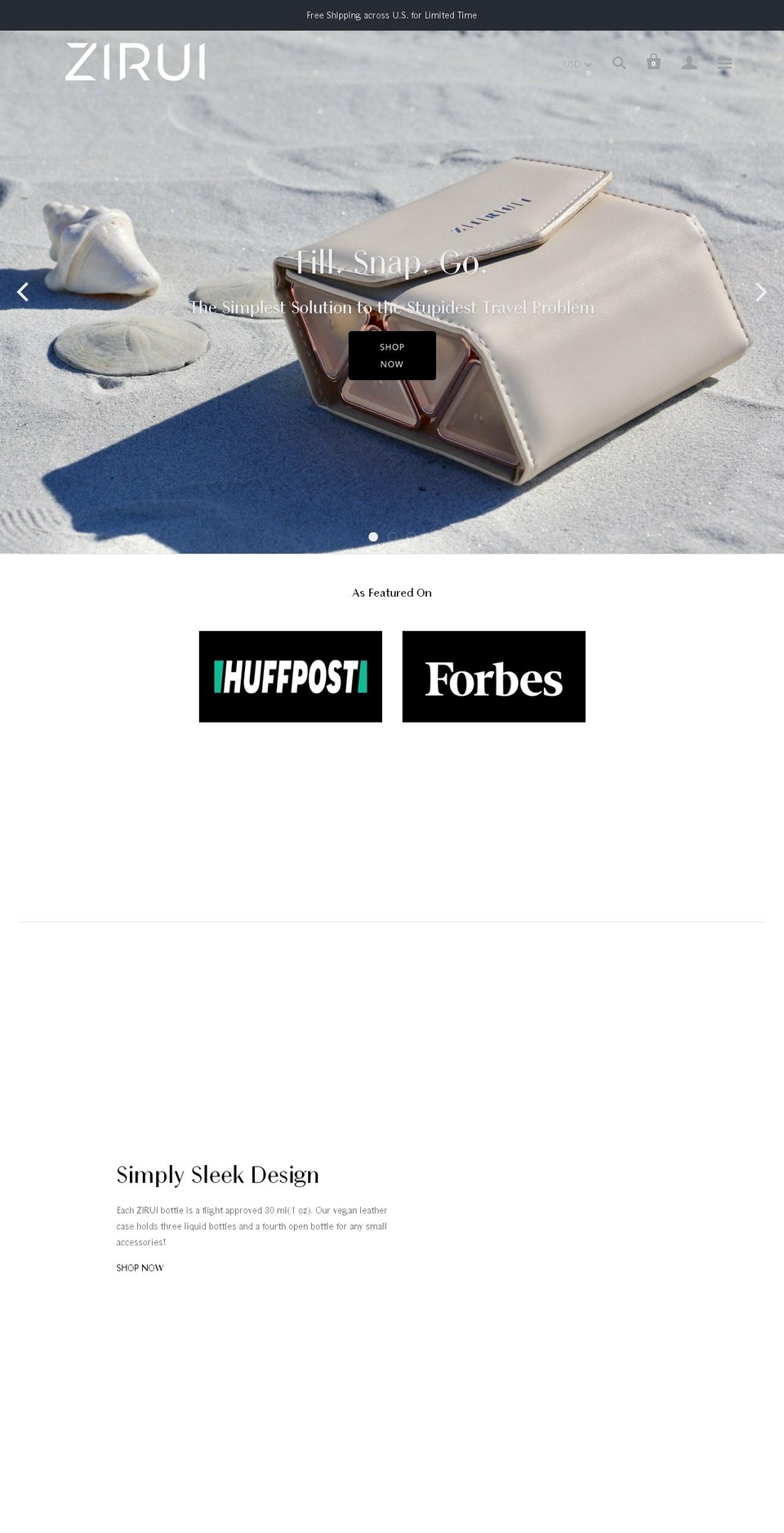 getzirui.com — Shopify storefront screenshot