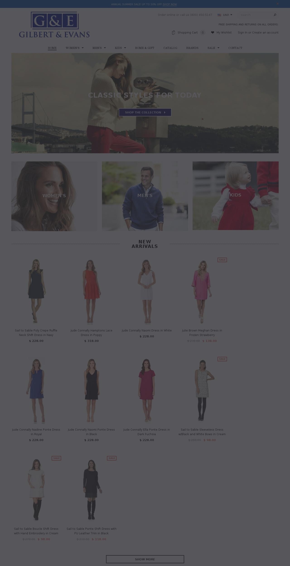 gevansco.com — Shopify storefront screenshot