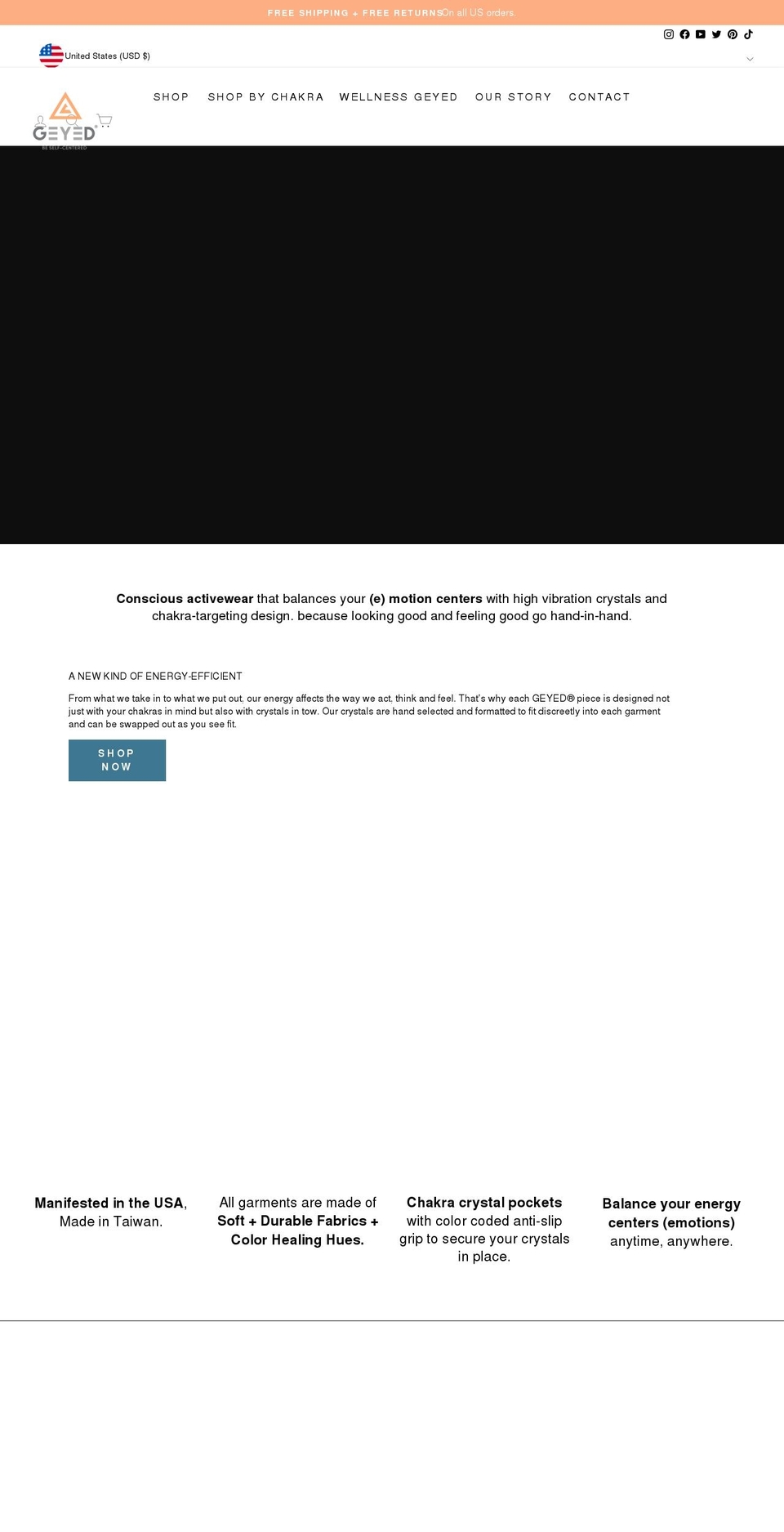 geyed.com shopify website screenshot