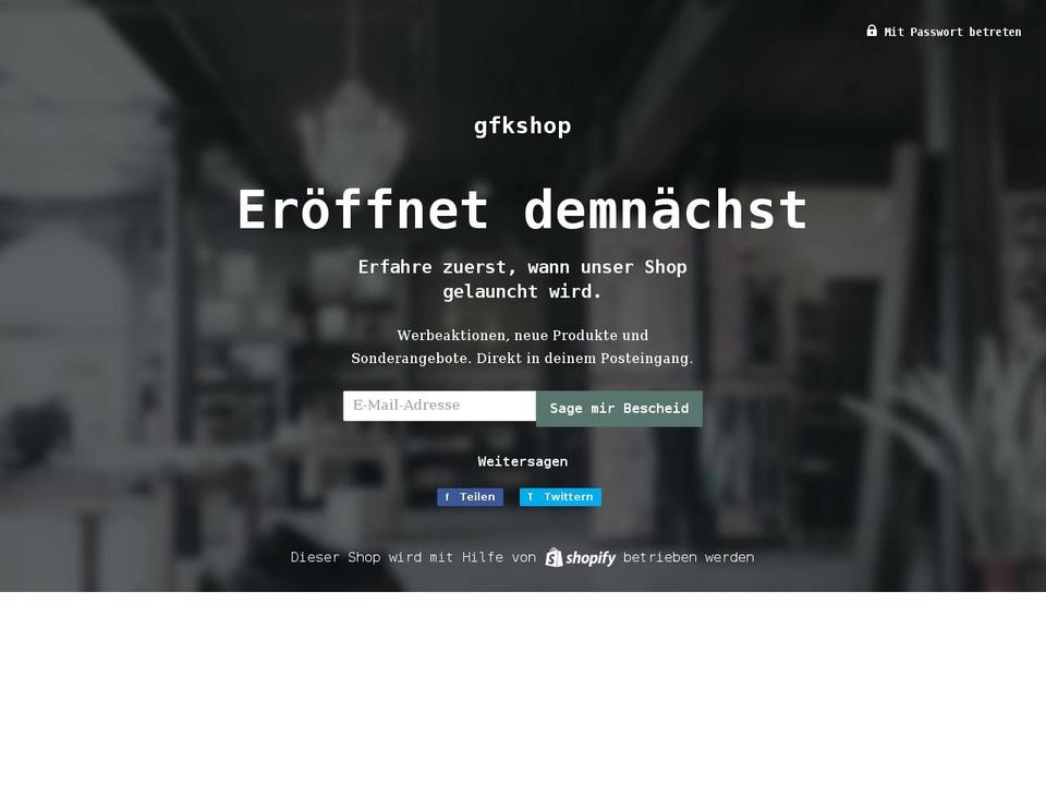 gfkshop.de shopify website screenshot