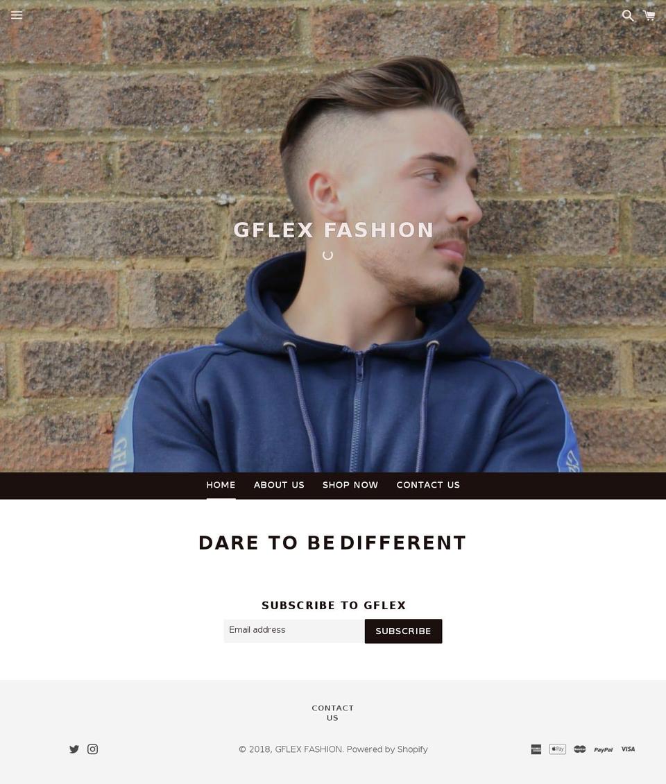 gflexfashion.com — Shopify storefront screenshot