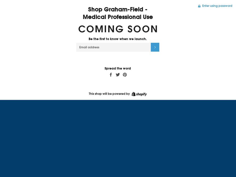 gfmedshop.com — Shopify storefront screenshot