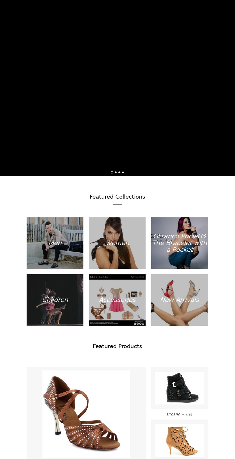 gfrancozapatos.com shopify website screenshot