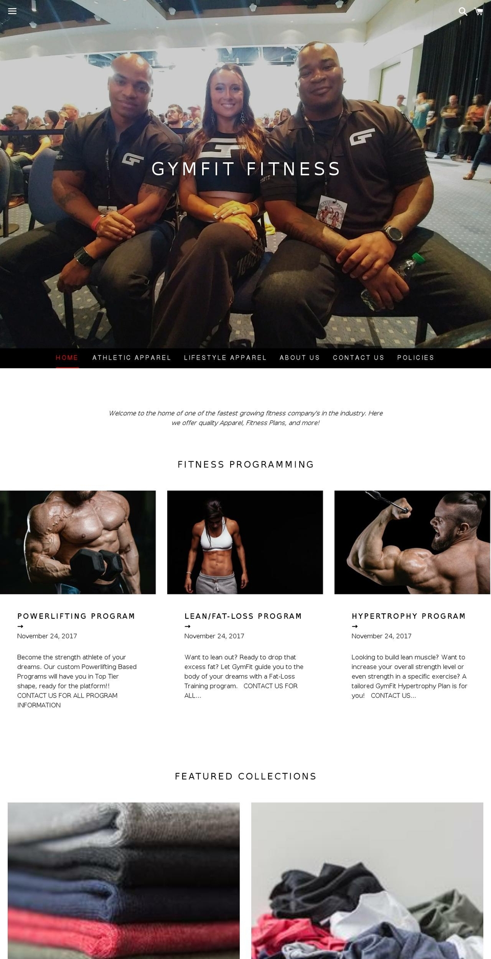 gfsupps.com — Shopify storefront screenshot