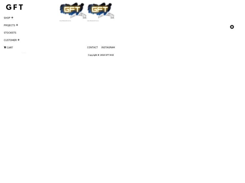gftwrld.com shopify website screenshot