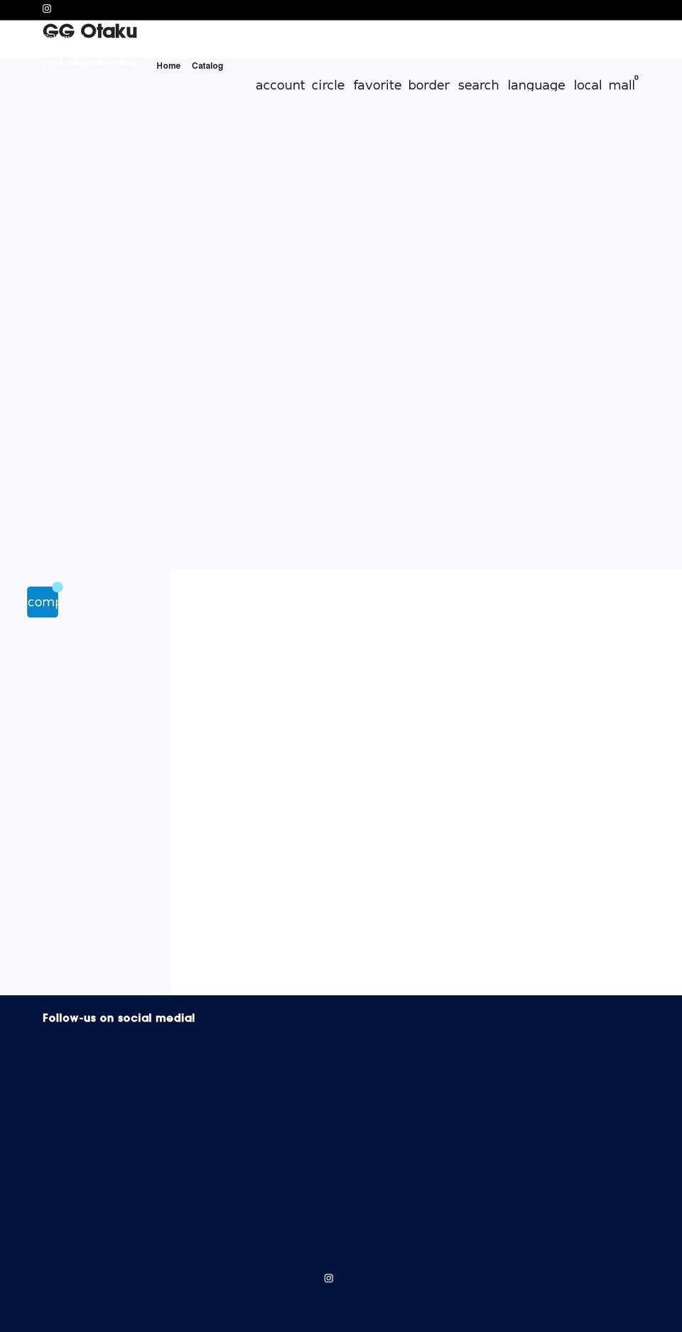 gg-otaku.com shopify website screenshot