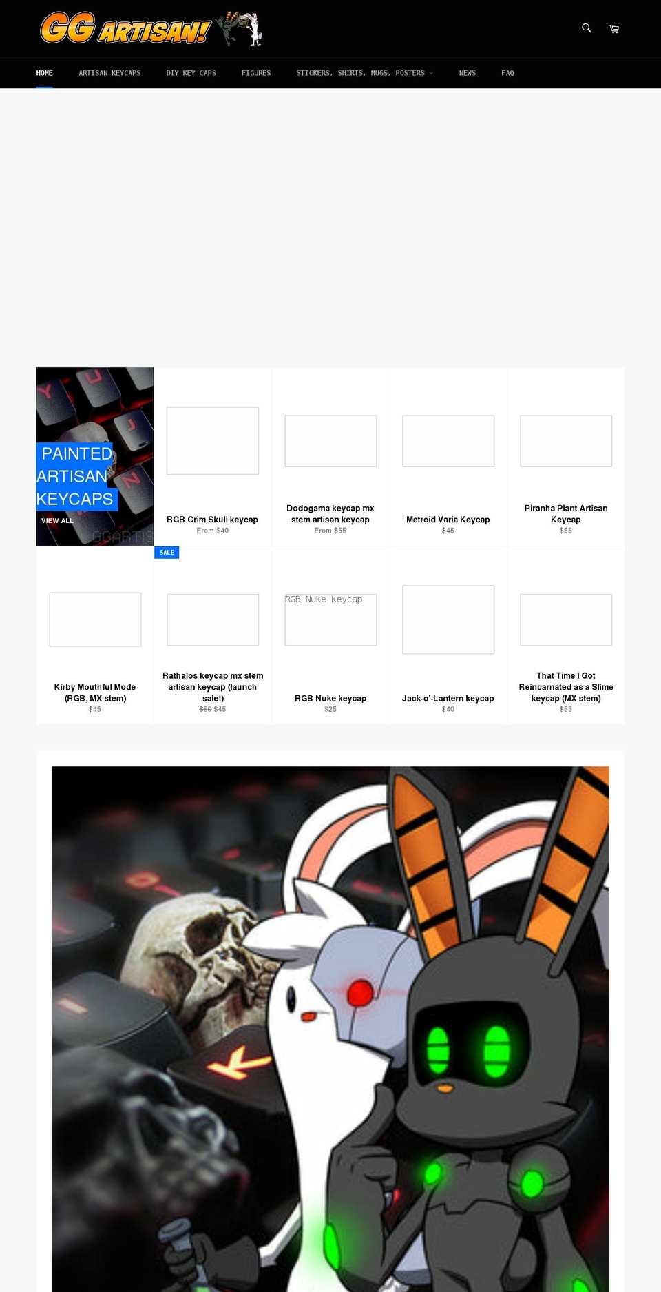 ggartisan.com shopify website screenshot