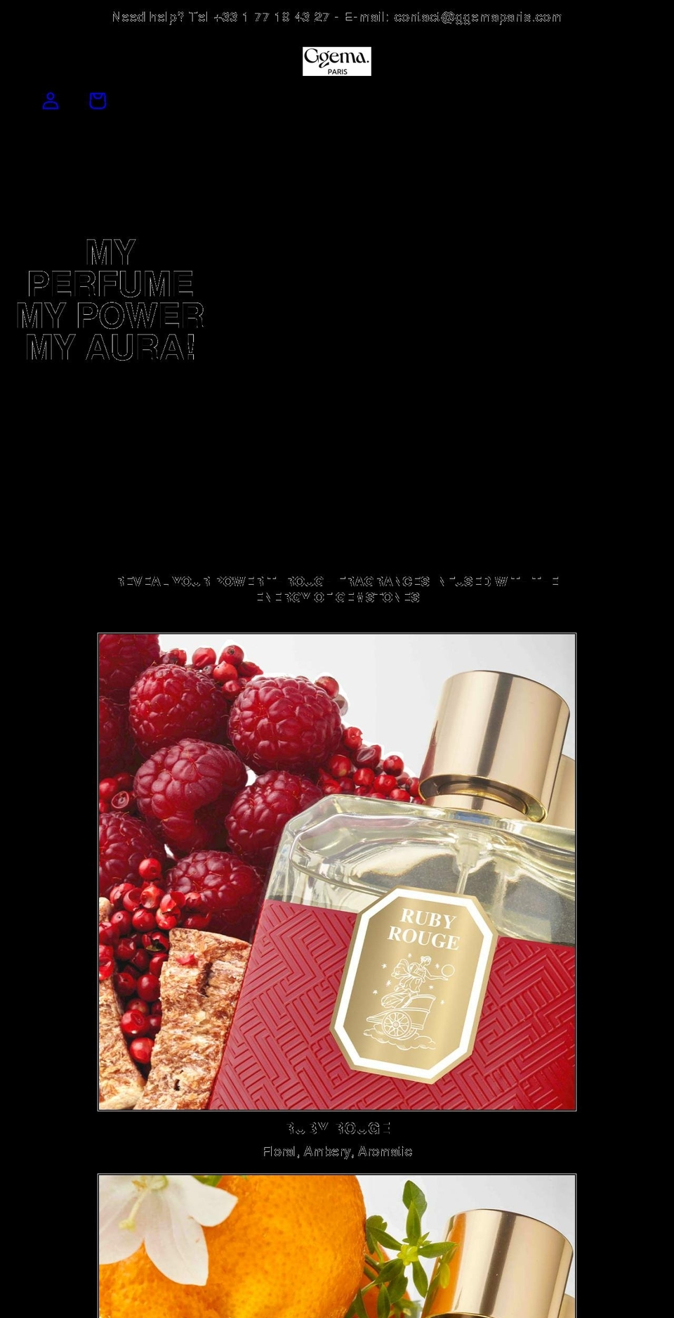 ggema.com shopify website screenshot