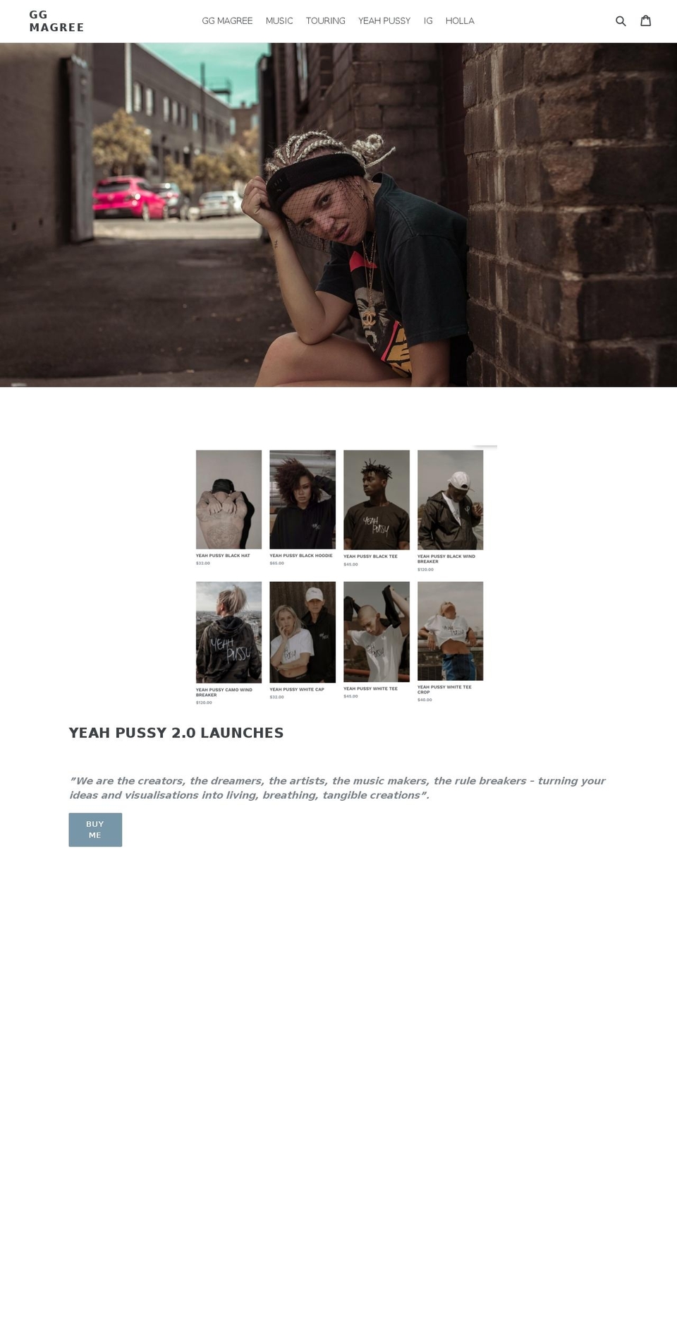 ggmagree.com shopify website screenshot