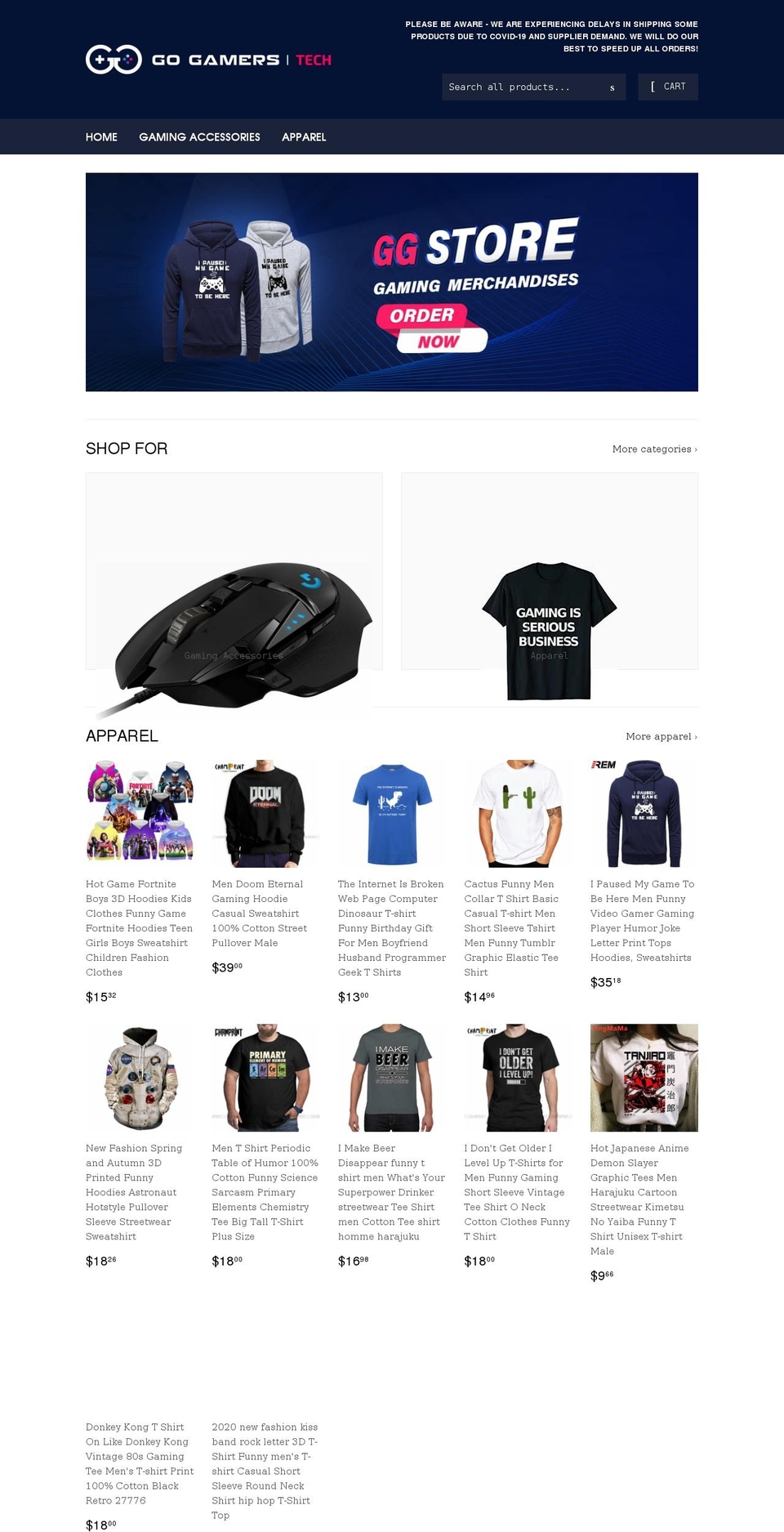 ggtech.shop shopify website screenshot